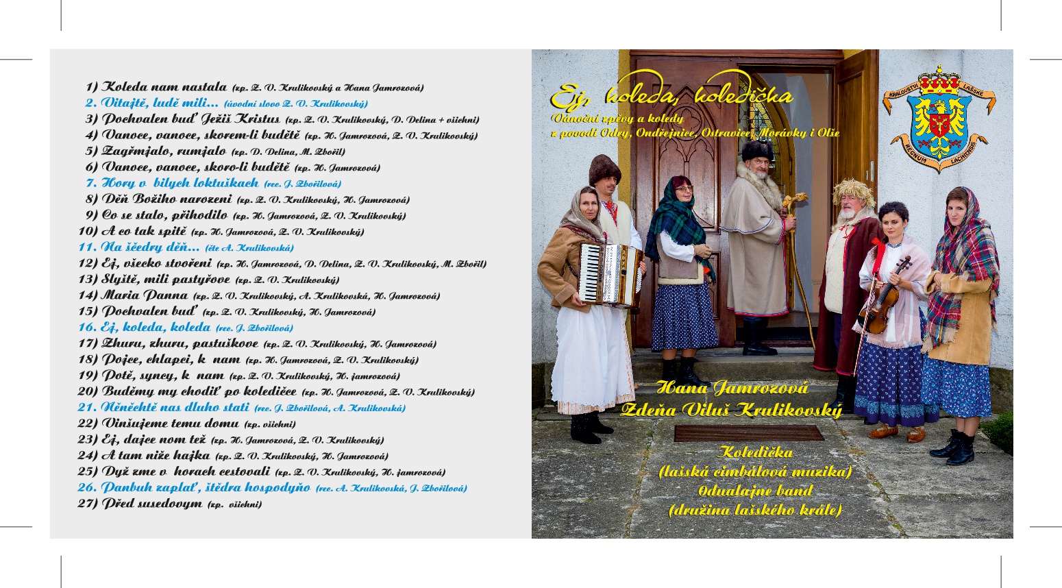 Obal CD Ej koleda, koledička